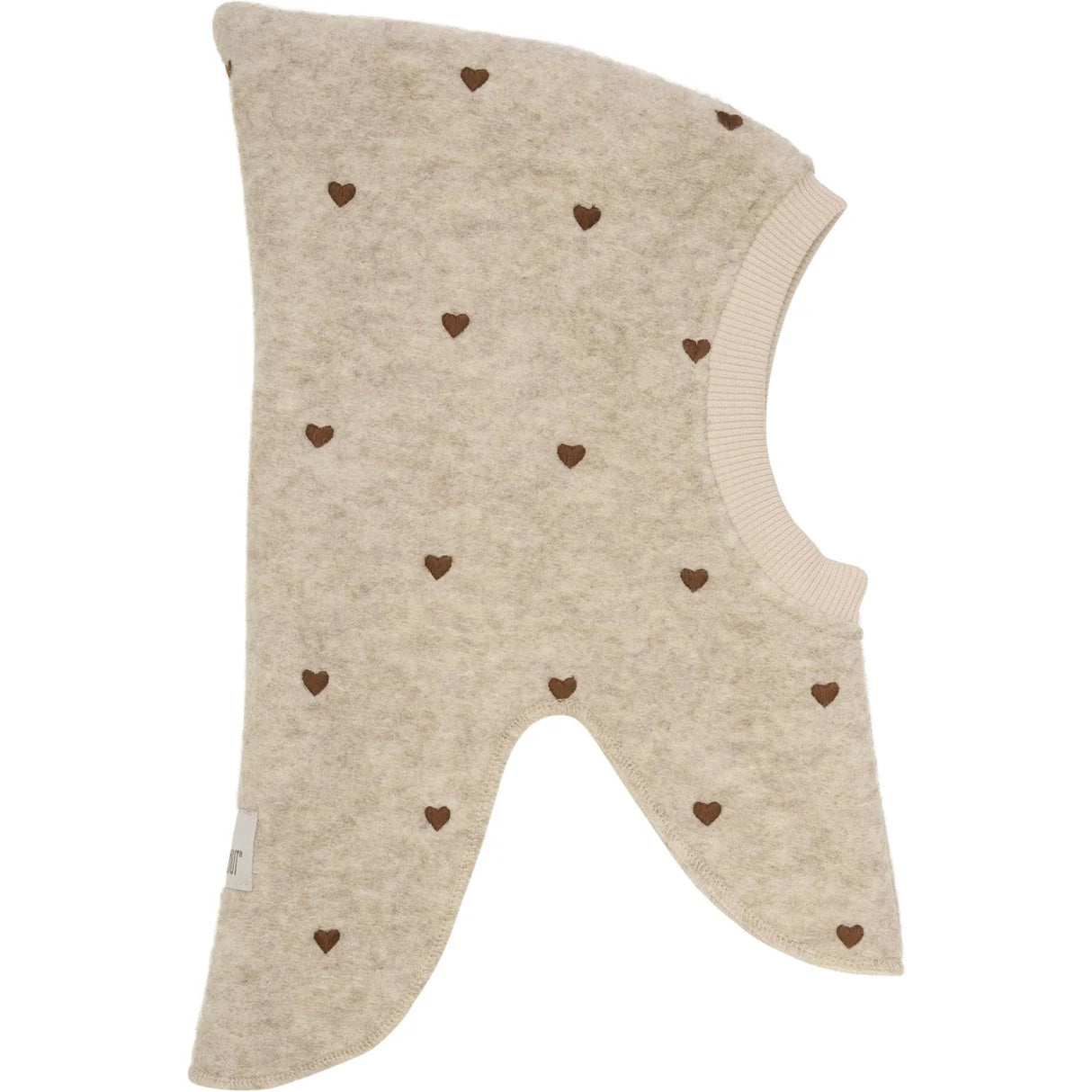 Balaclava All Over Emb. Wool Sand Melange