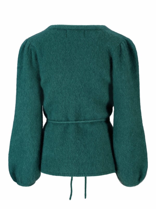 Fredrikke Chunky Cardigan Frosty Spruce