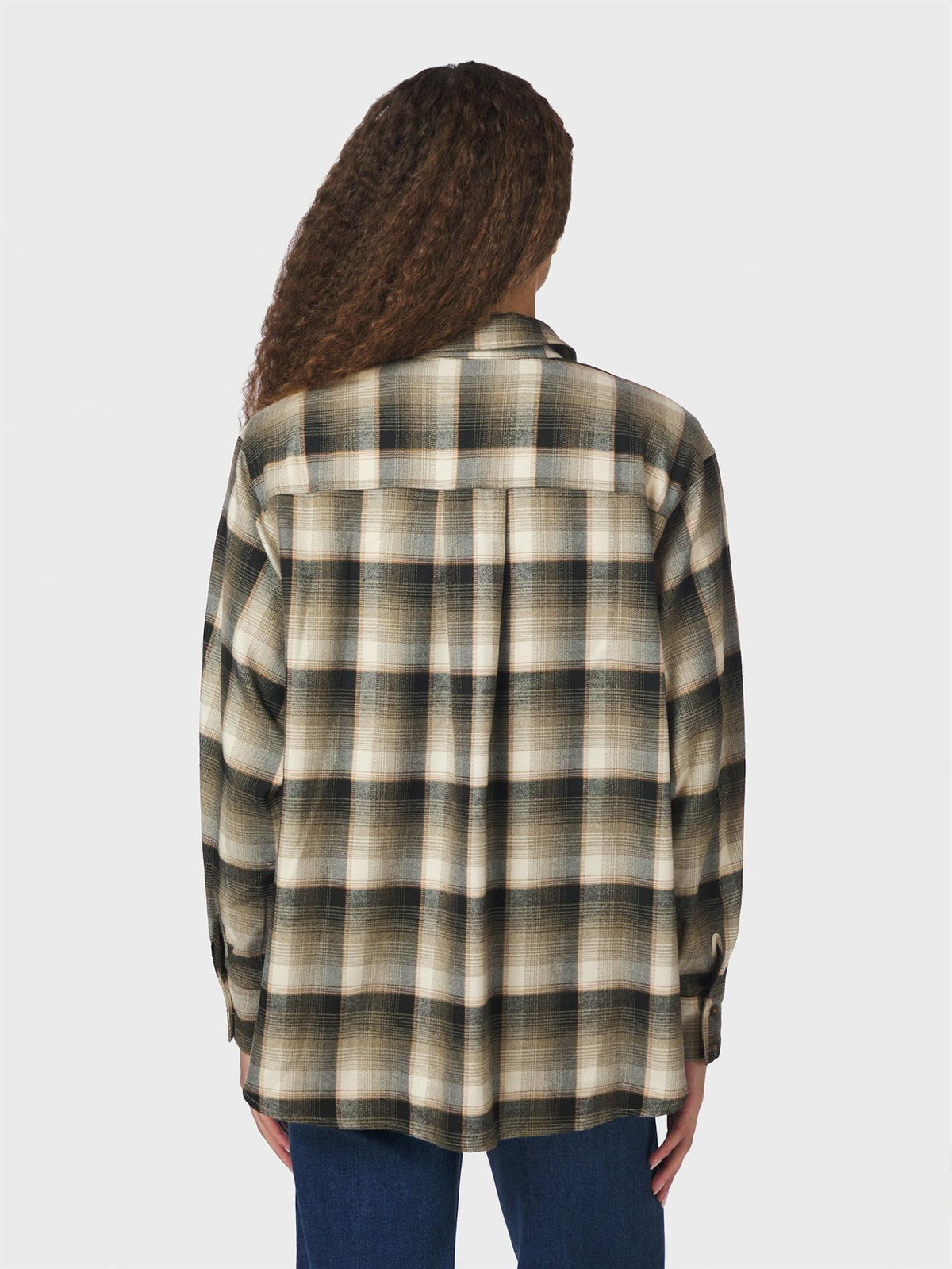 Dalma Flannel Check Shirt Army