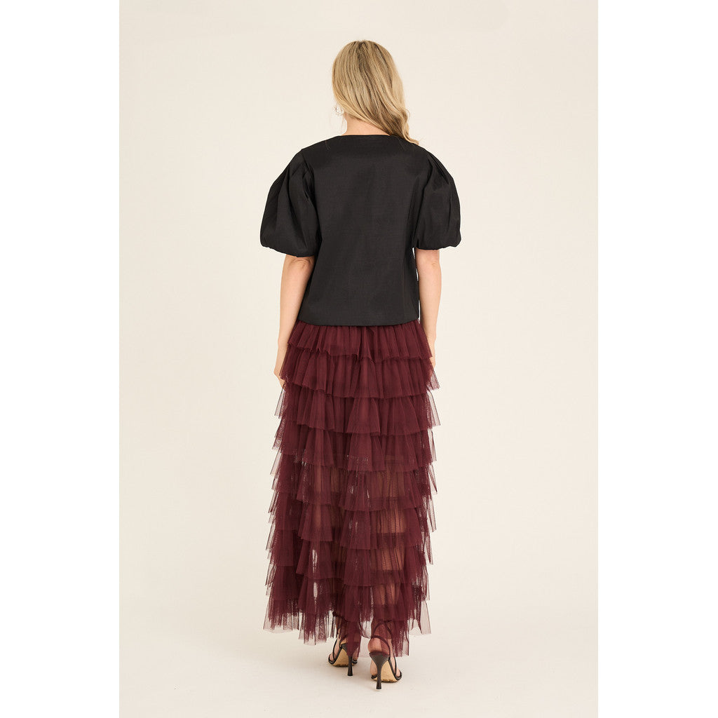 Miranda Skirt Burgundy