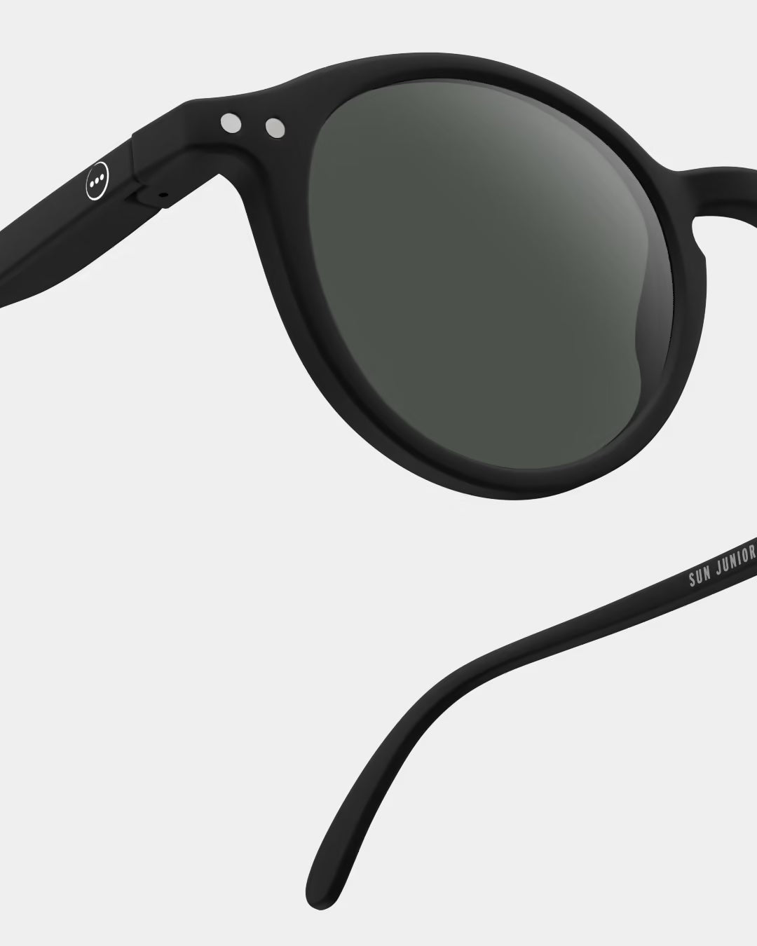 Sunglasses Junior Polarized Grey / Black Soft Touch