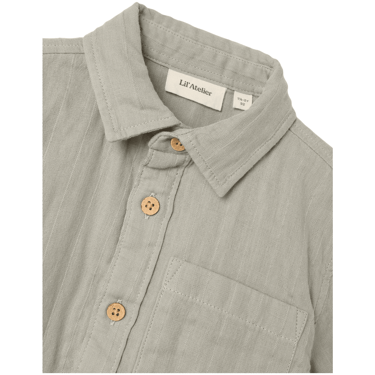 Felix Loose Shirt Forest Fog