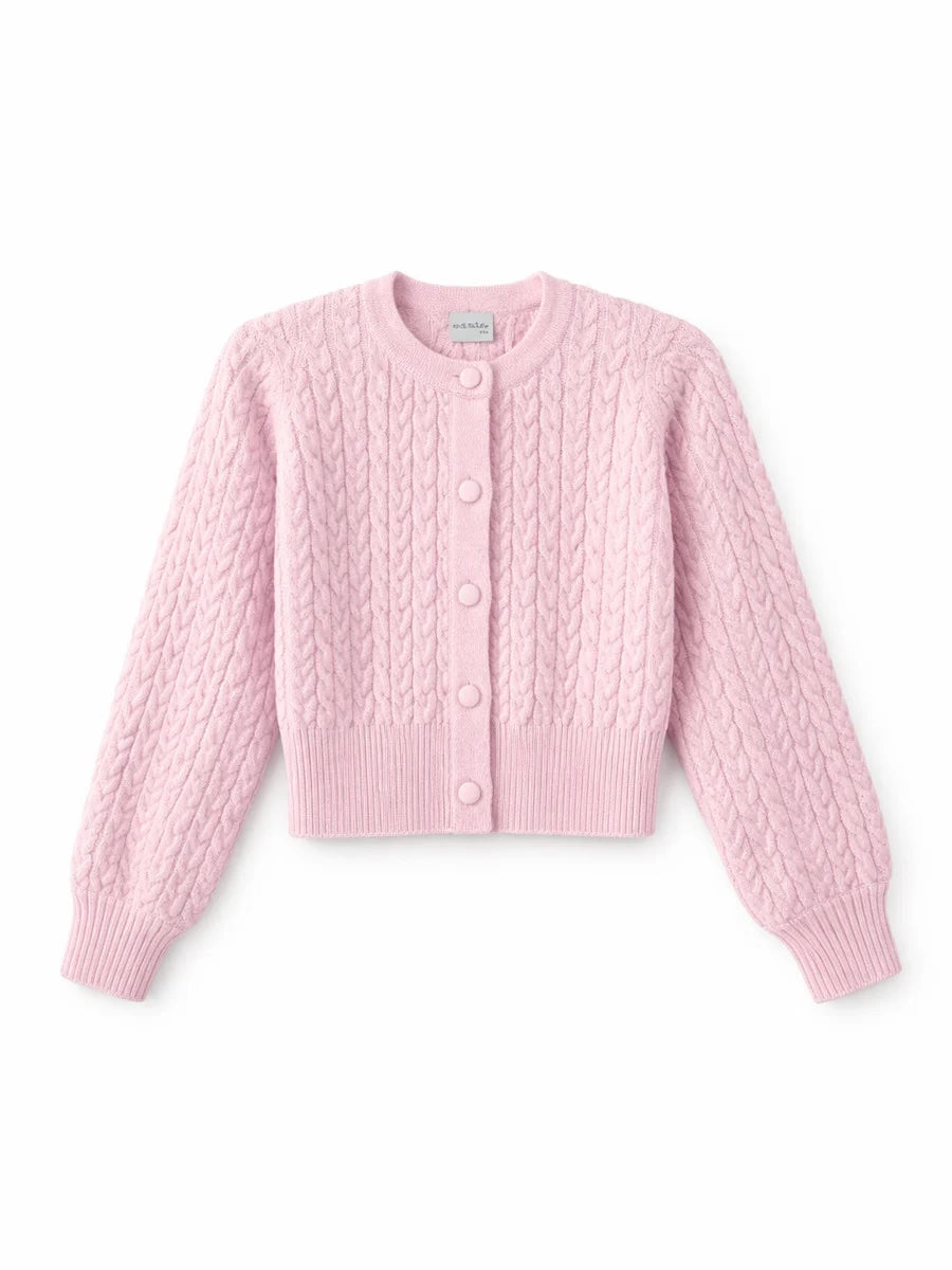 KIDS Rani Cardigan Ice Pink