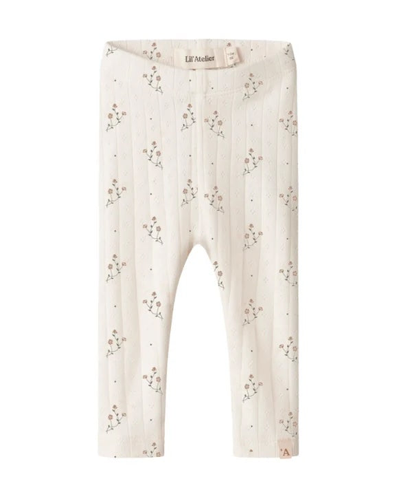 Rachello Ria Slim Leggings Coconut Milk/Flower