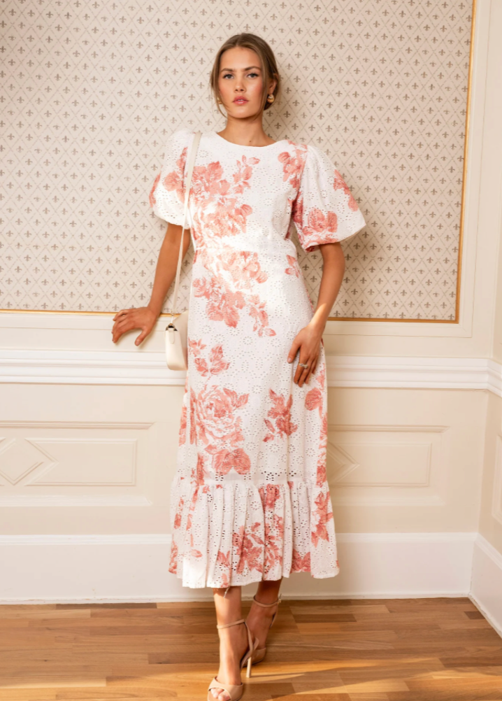 Johanna Dress Pink Blossom