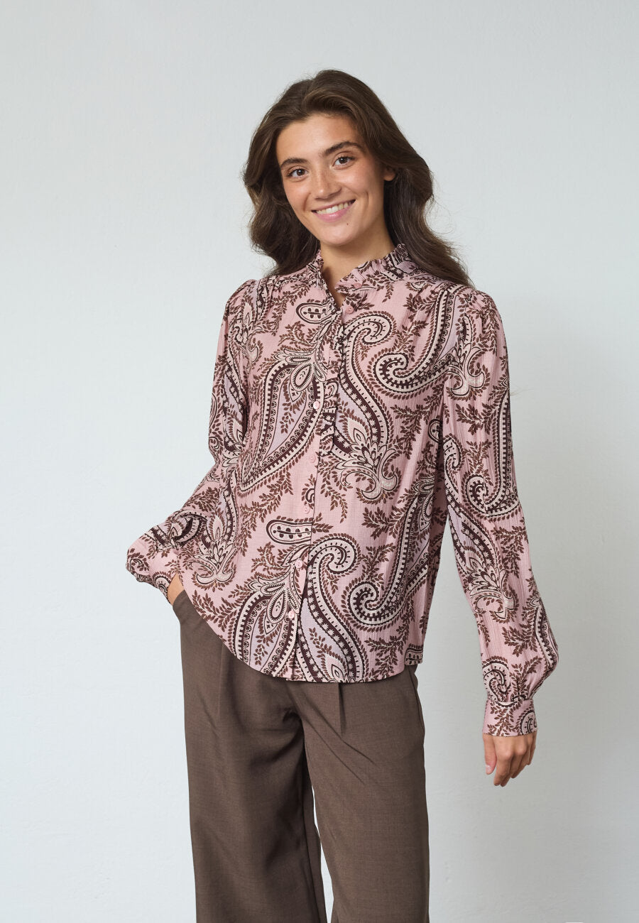 Virsa Shirt Mauve Paisley