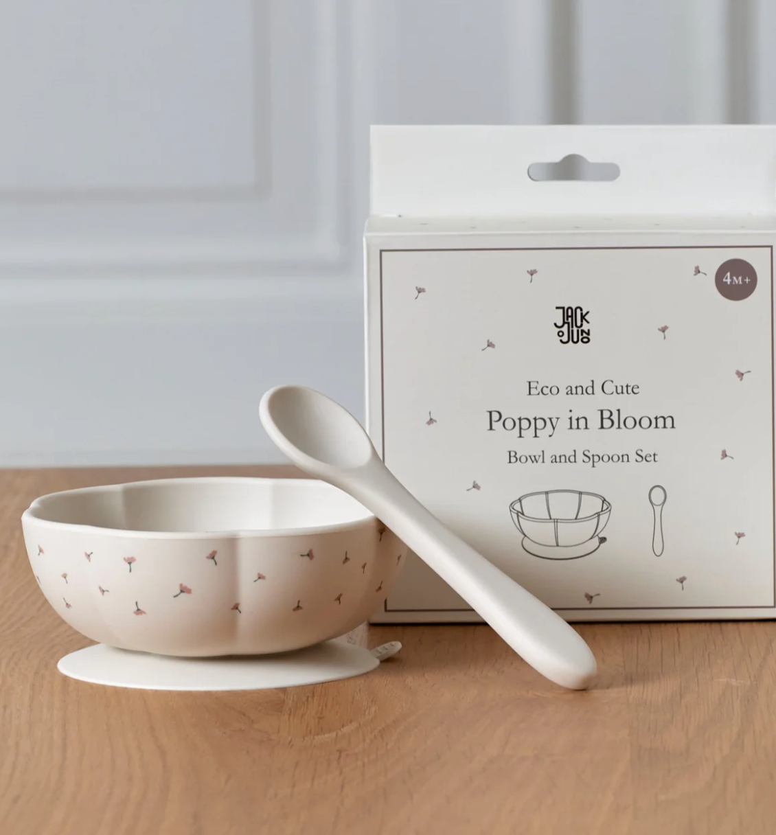 Poppy in Bloom Bowl & Spoon Set
