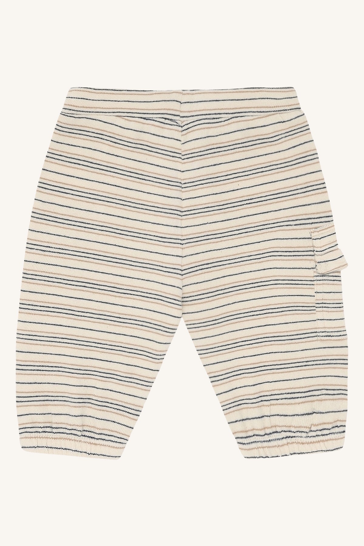 Gus Fine Striped Knit Snow White