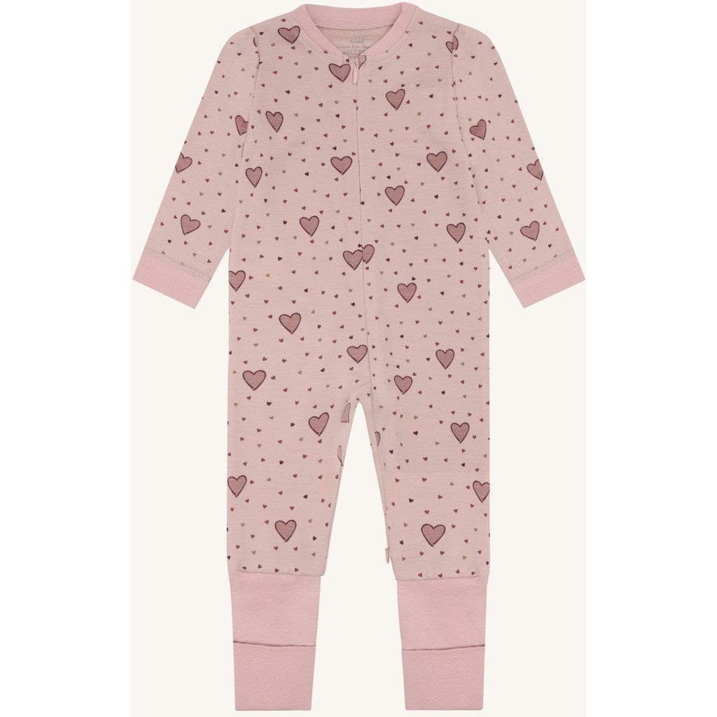 Manu Hearts Puff Dusty Rose