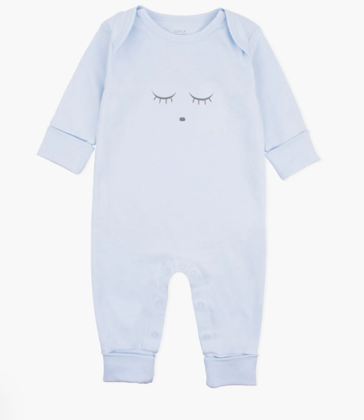Sleeping Cutie Coverall Baby Blue