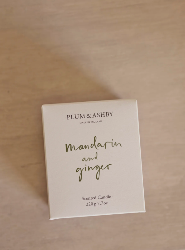 Mandarin and Ginger Scented Candle
