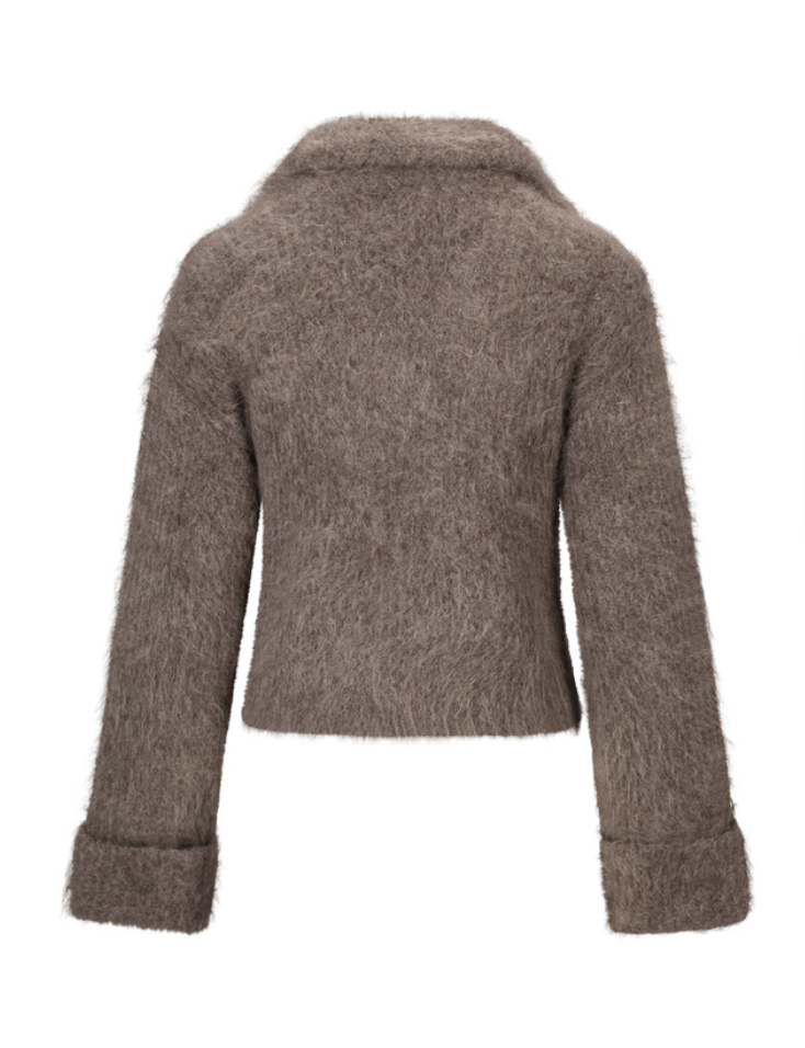 Fenny Chunky Cardigan Brown