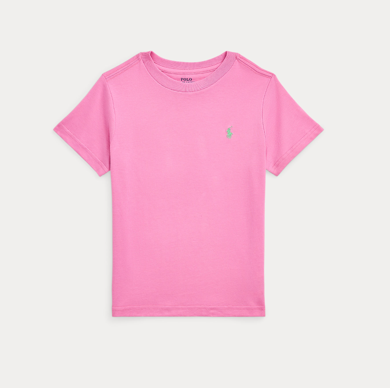 Cotton Jersey CrewNeck Tee Pink