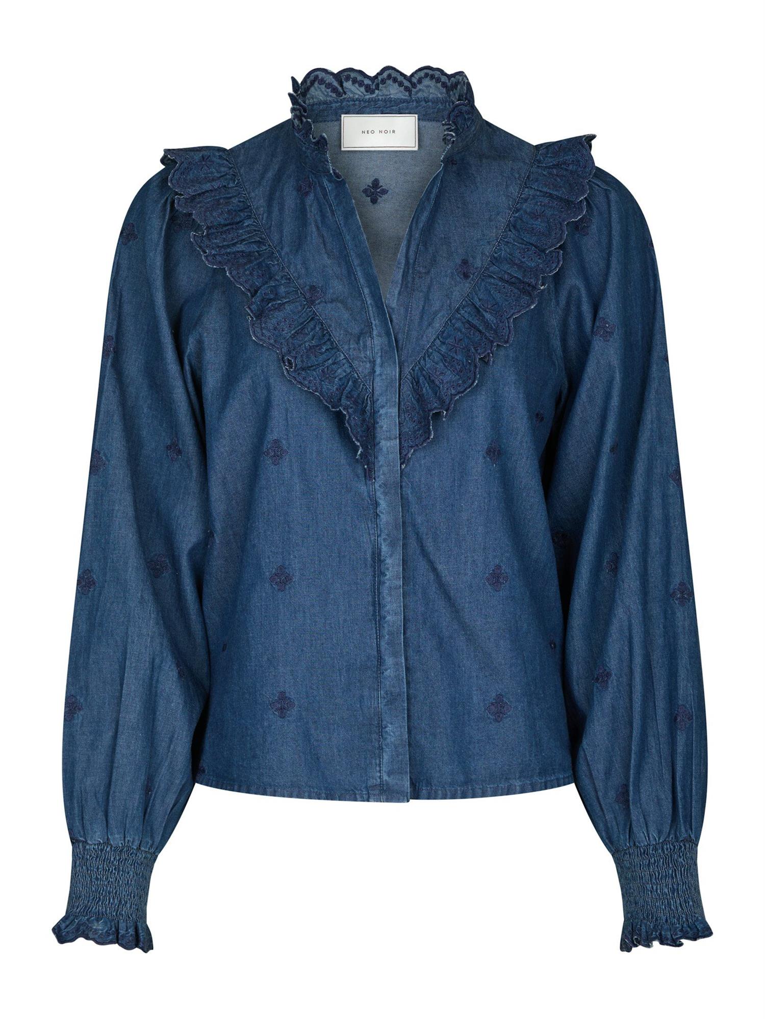 Degas Denim Blouse Blue