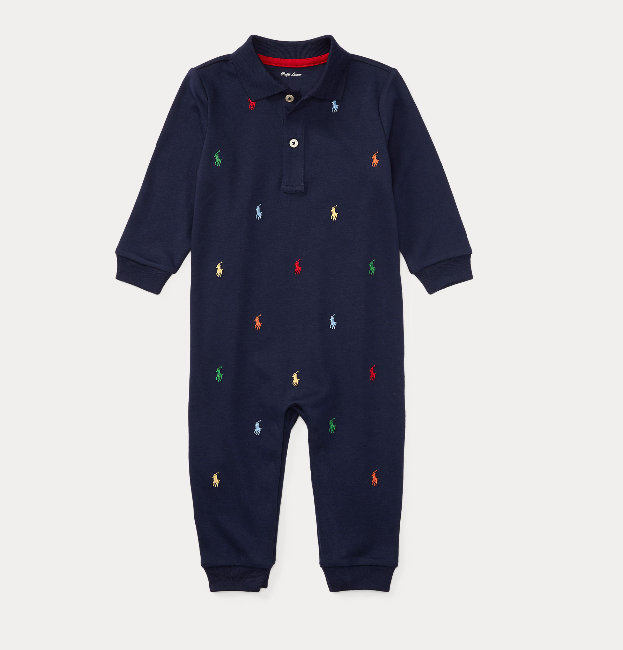 Polo Pony Soft Cotton Polo Coverall