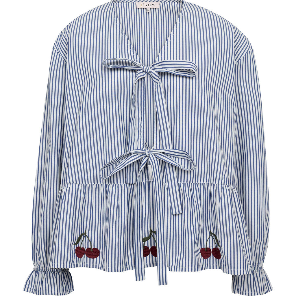 Alize Blouse Blue White