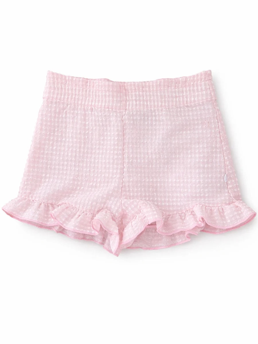 KIDS Helle Crinkle Shorts Ice Pink