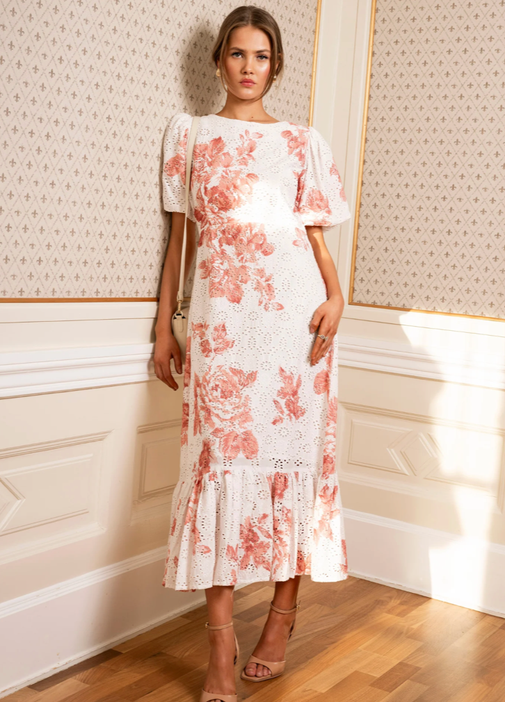 Johanna Dress Pink Blossom