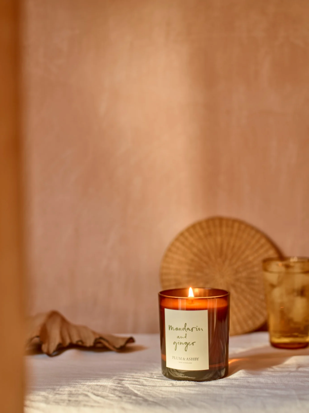 Mandarin and Ginger Scented Candle