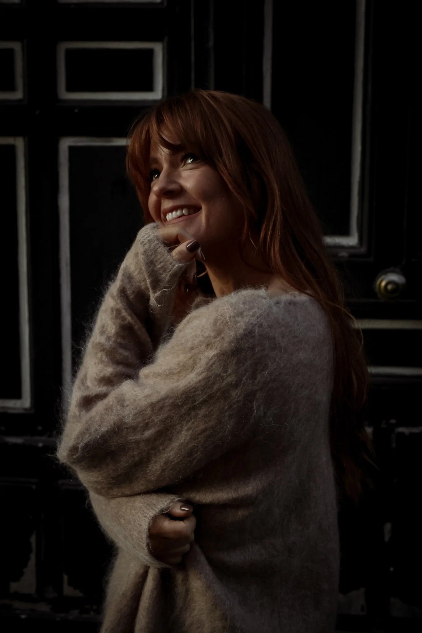 Crewneck Sweater Beige Melange