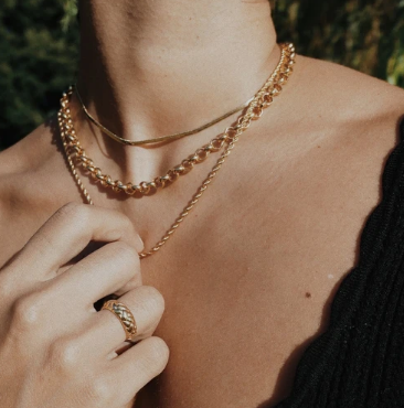 Round Link Chain Necklace