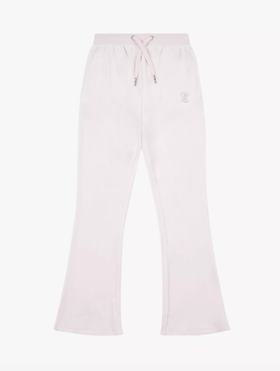 Diamante Velour Bootcut Jogger Lavender Fog