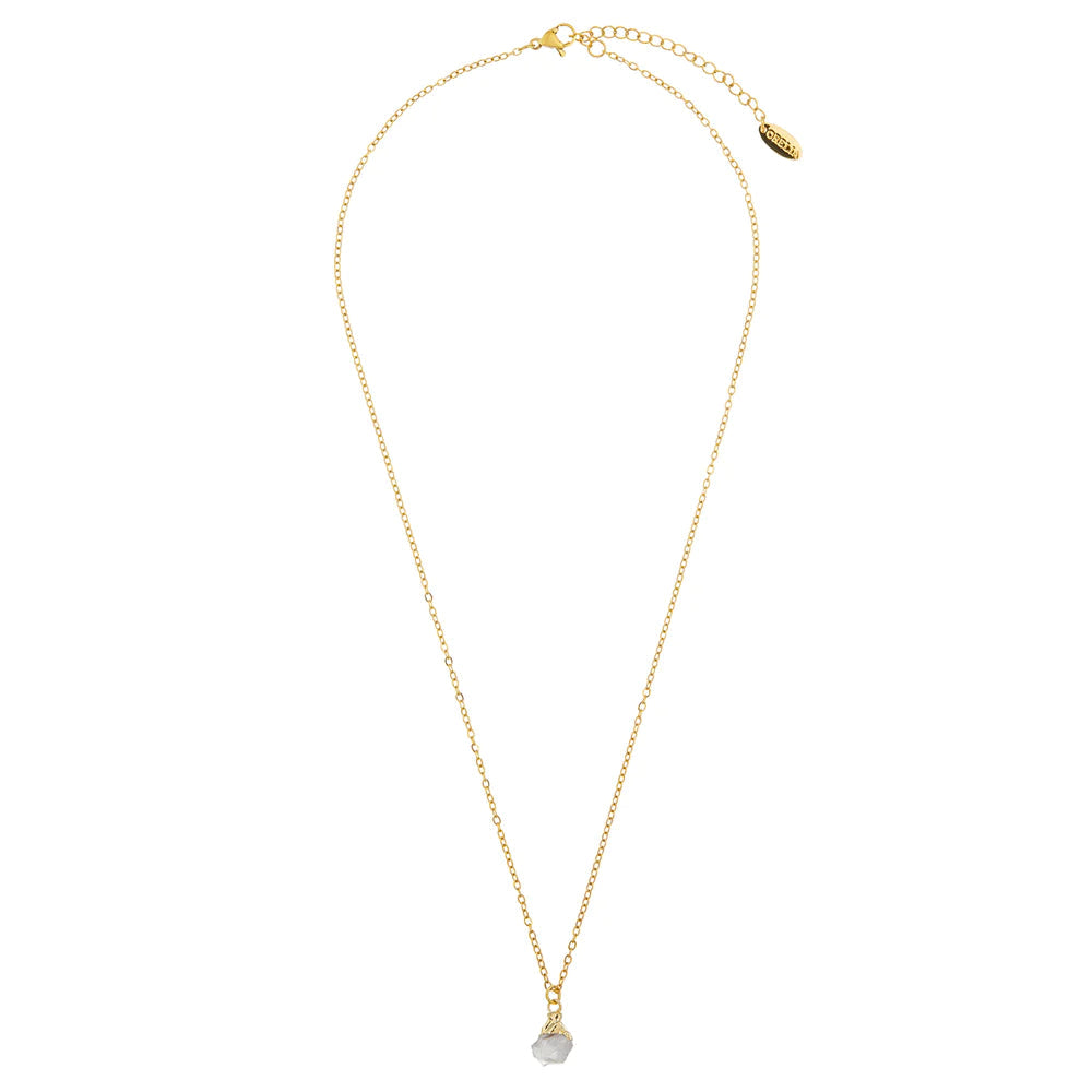Crystal Quartz Charm Necklace
