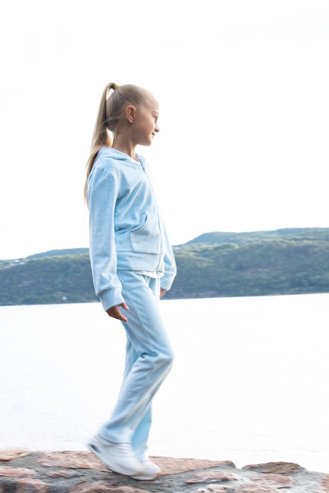 Hermine Velour Pant Bluebelle