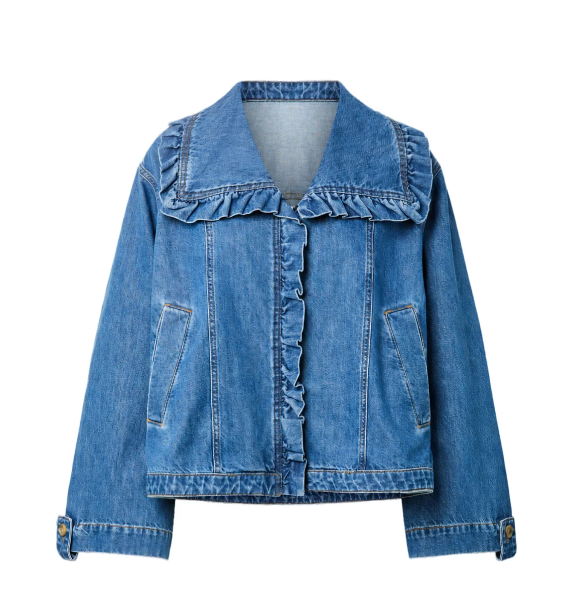 YASELSAN Denim Jacket Medium Blue Denim