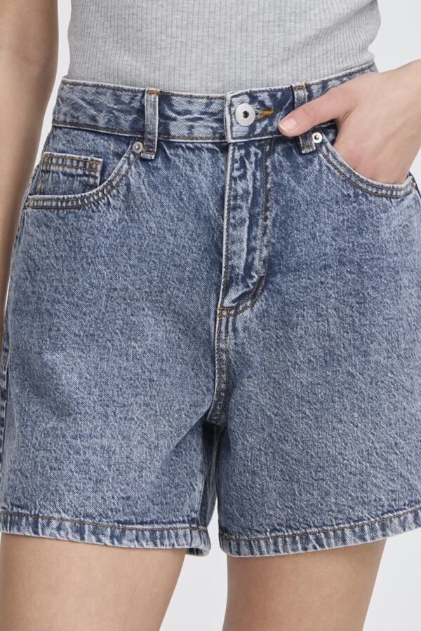 Aveny Shorts Medium Blue Stone Washed