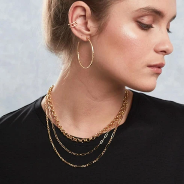 Round Link Chain Necklace