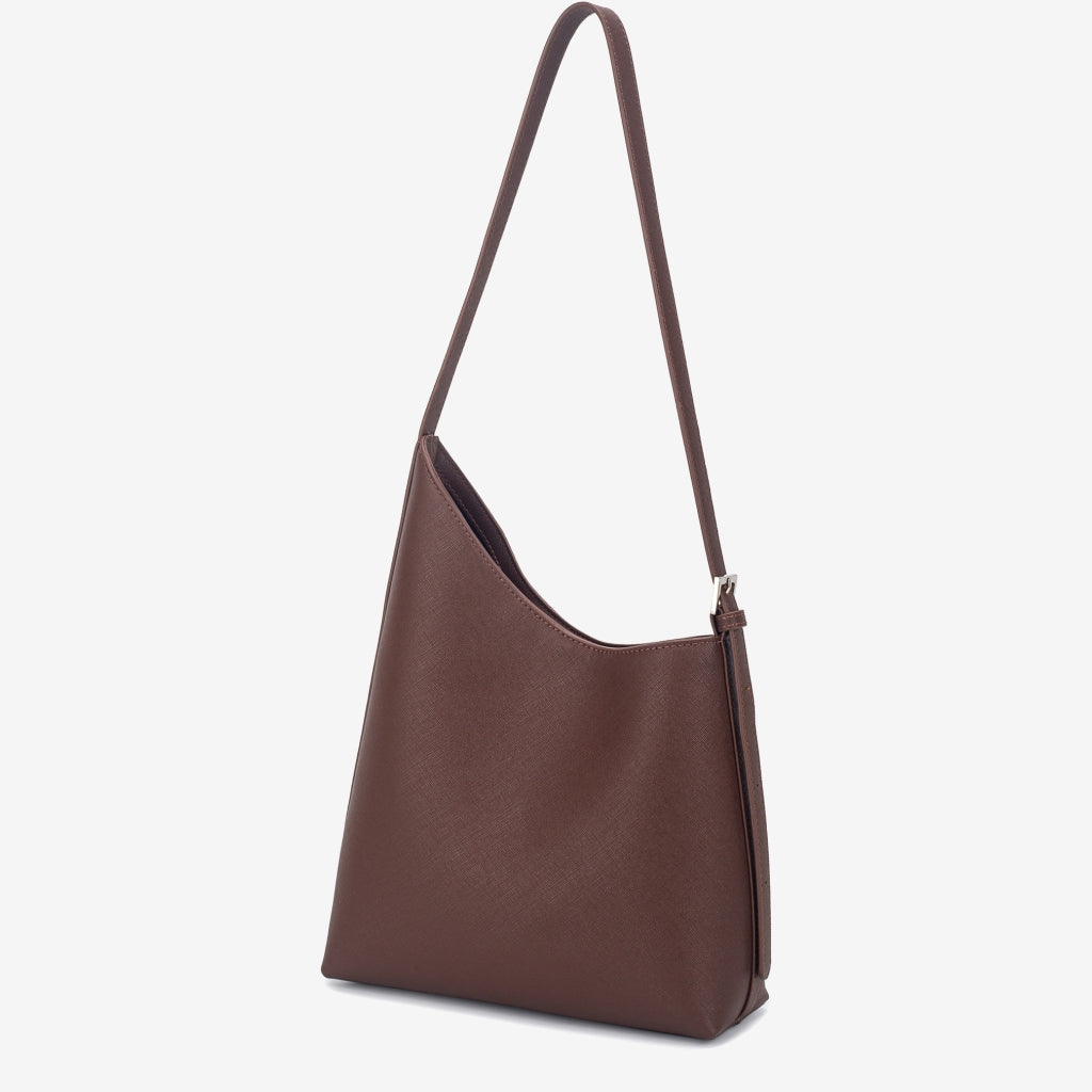Nova Saffiano Dark Brown