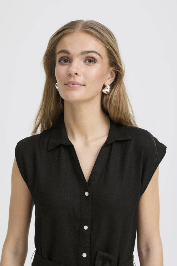 Linno Dress Black