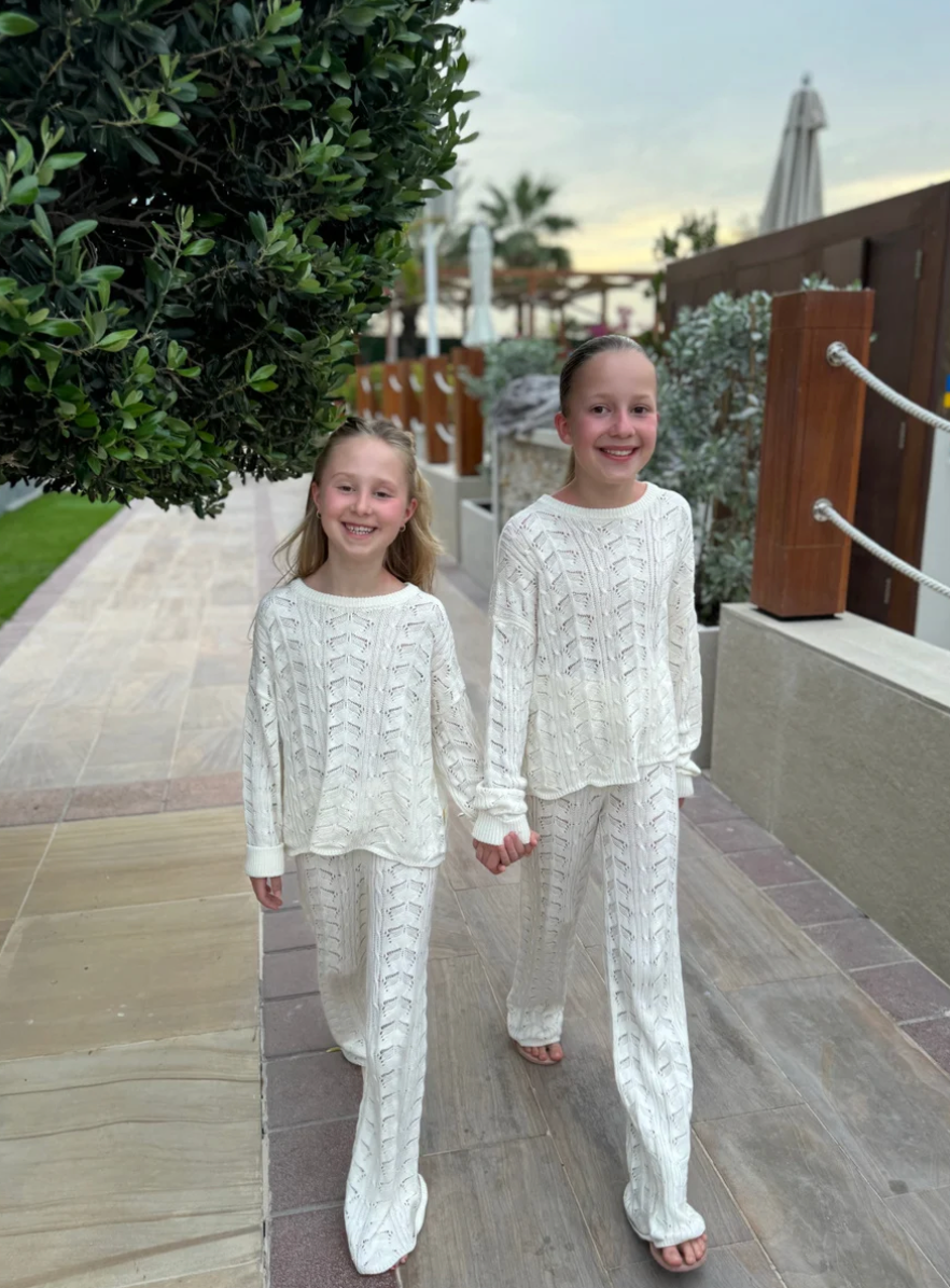 Alix Crochet Pants Cream