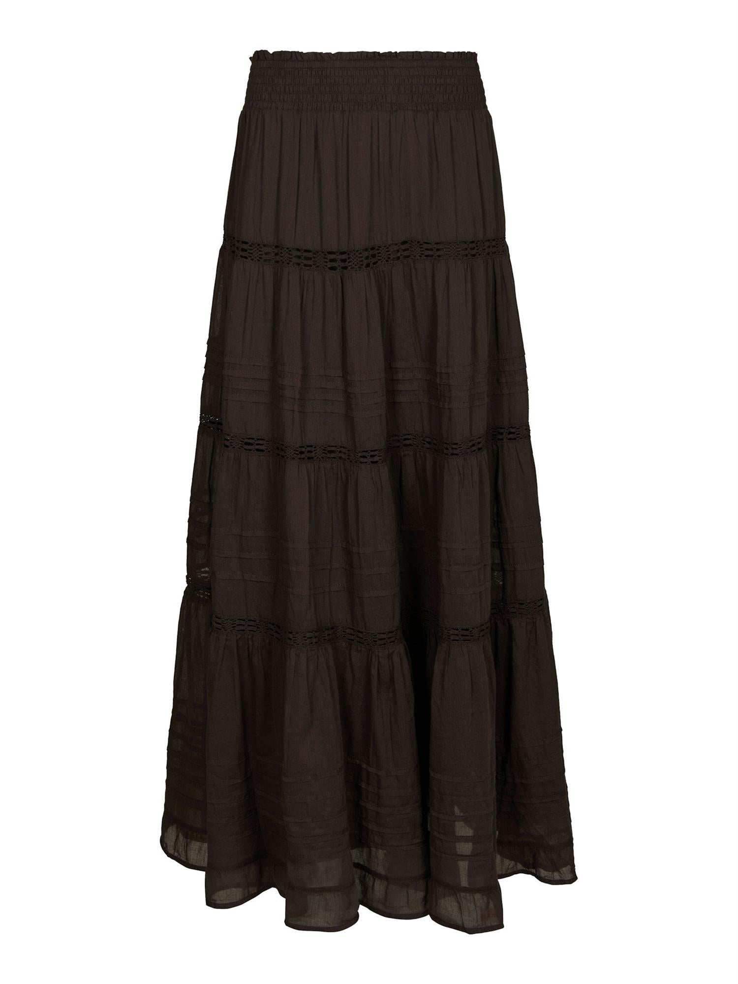 Felicia Voile Skirt Brown
