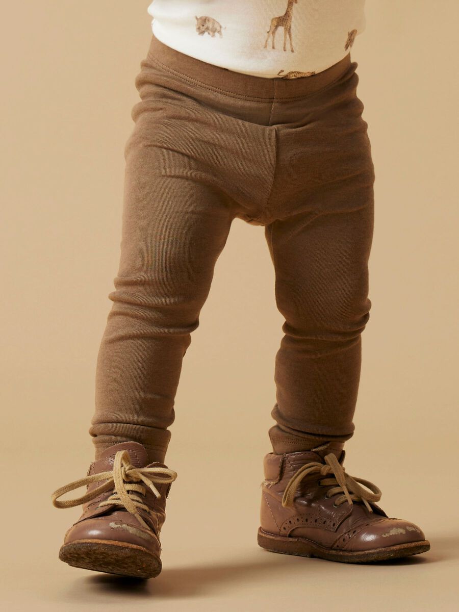 Gayo Slim Leggings Shitake