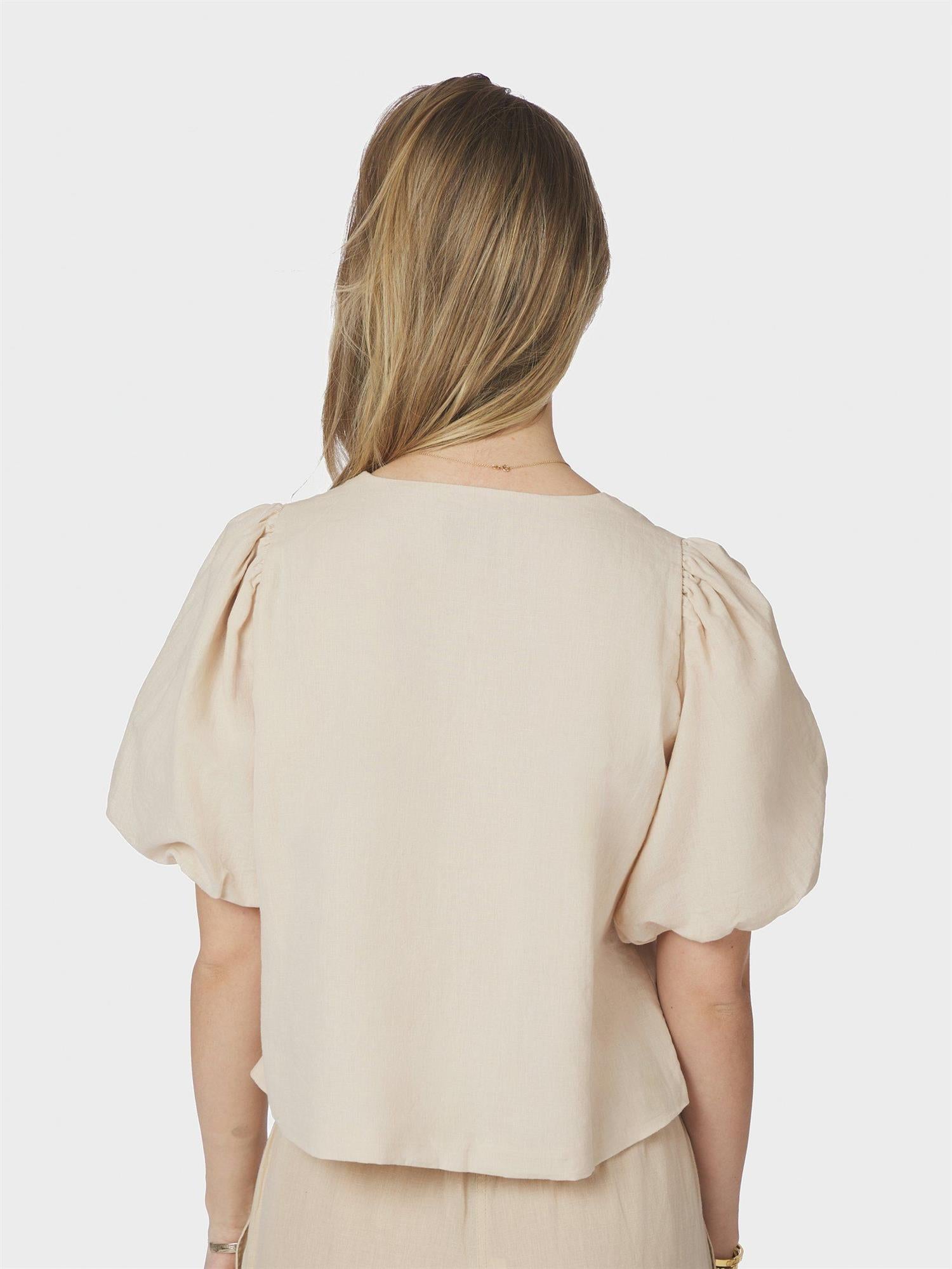 Moisa Linen Blouse Sand