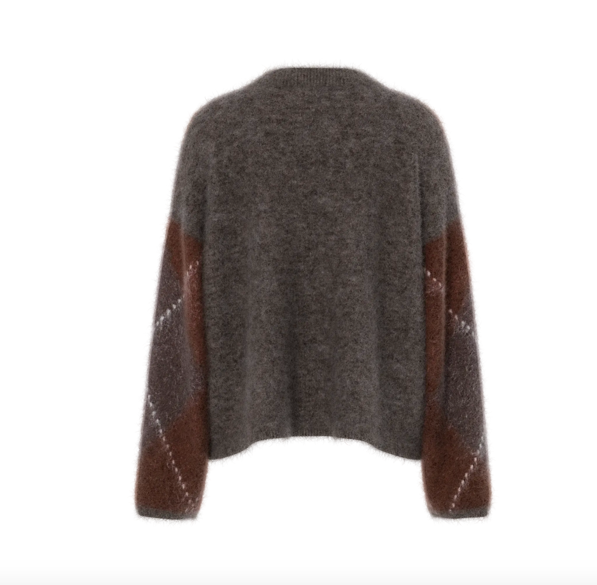 YASARGY Mohair Knit Pullover Coffe Bean