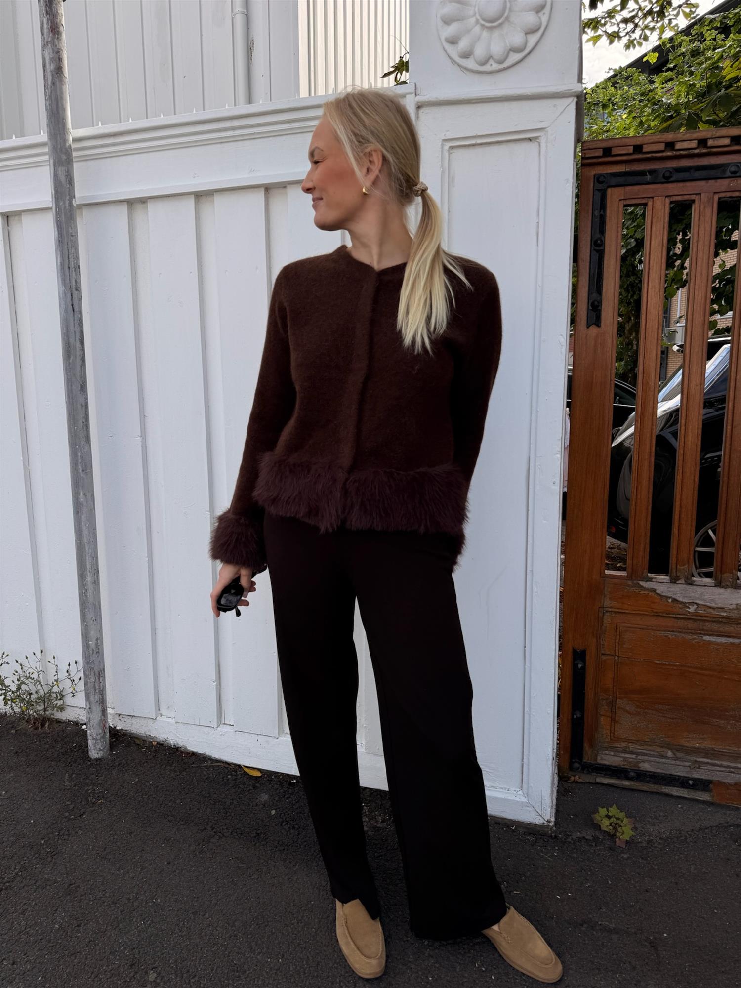 Bear Cardigan Brown