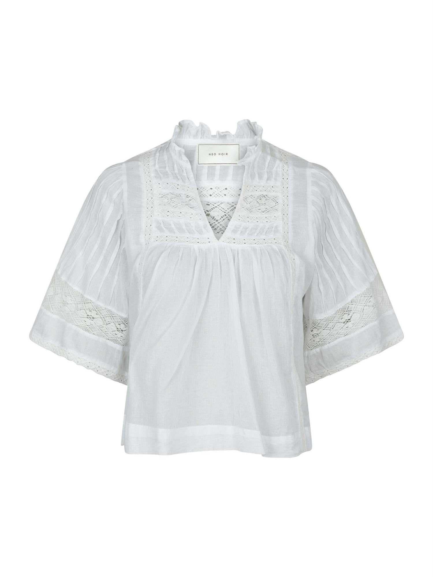 Siama Voile Blouse White