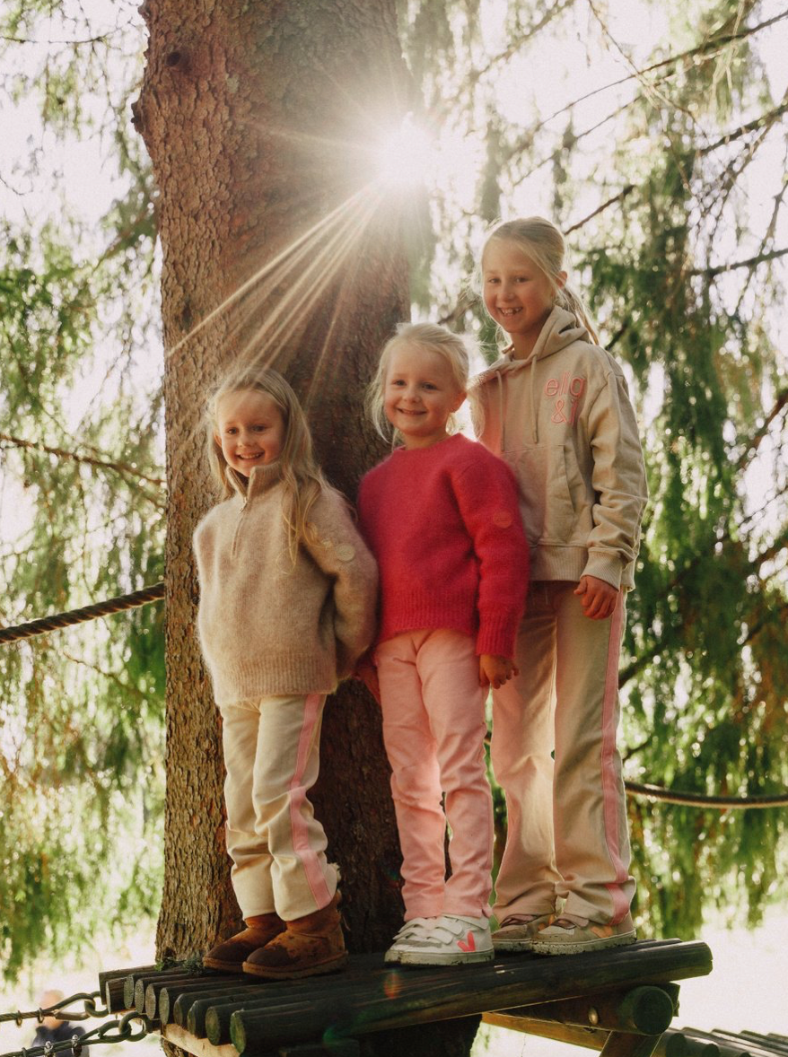 Li Chunky Sweater Beige Melange