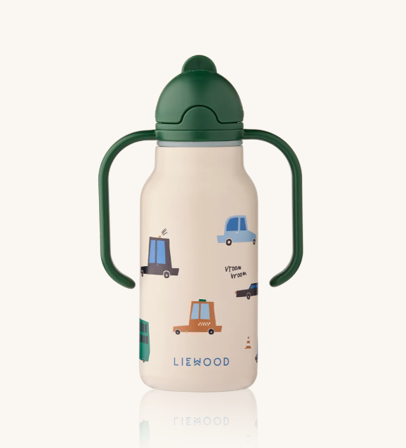 Kimmie Water Bottle 250ML Cars/Sandy