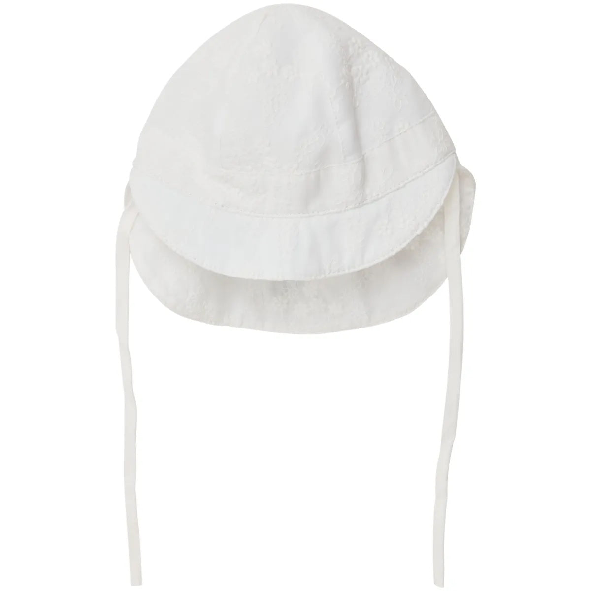 Summer Hat Embroidery Antique White