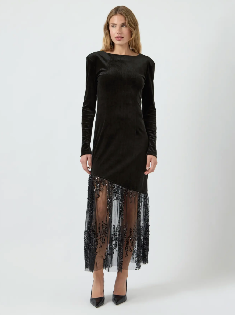 YASTERA Long Dress Black