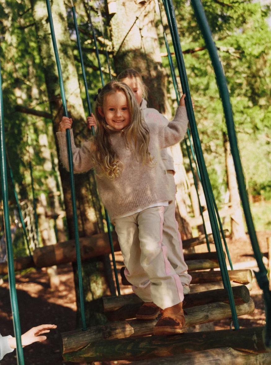 Li Chunky Sweater Beige Melange