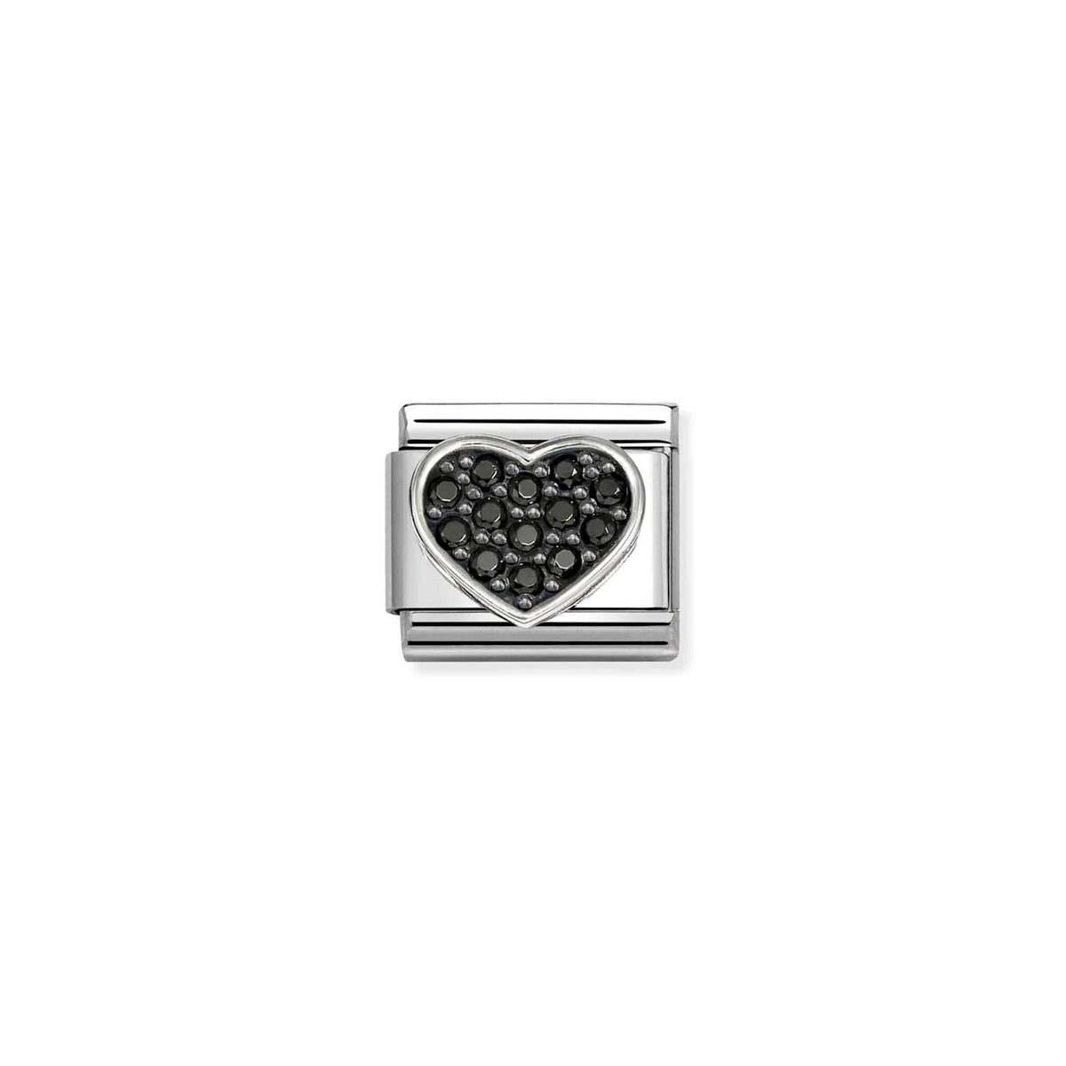 Silver Rich Black Heart