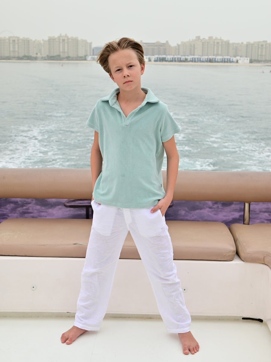 Nicolai Linen Pants White