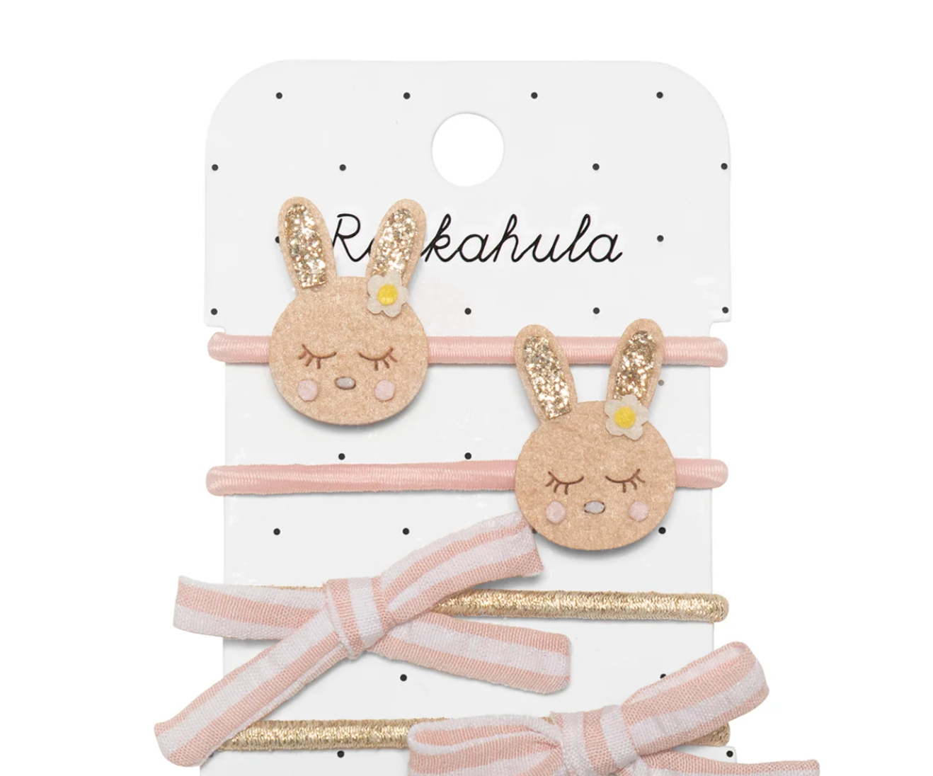 Stripy Bunny Ponies Pink