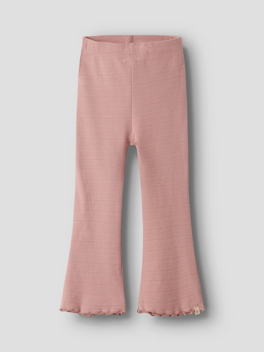 Dimia Slim Bootcut Leggings Misty Rose