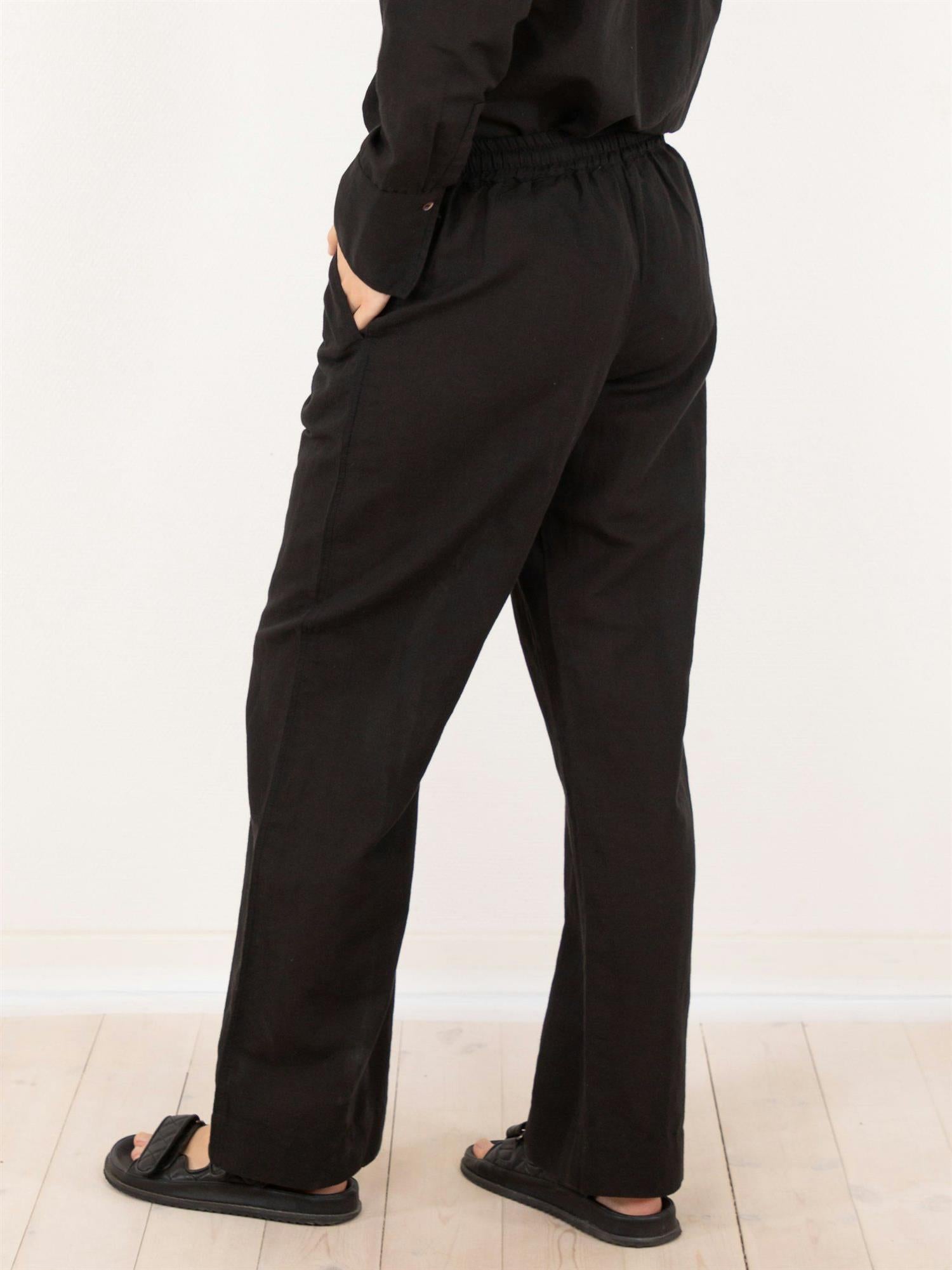 Sonar Linen Pants Black